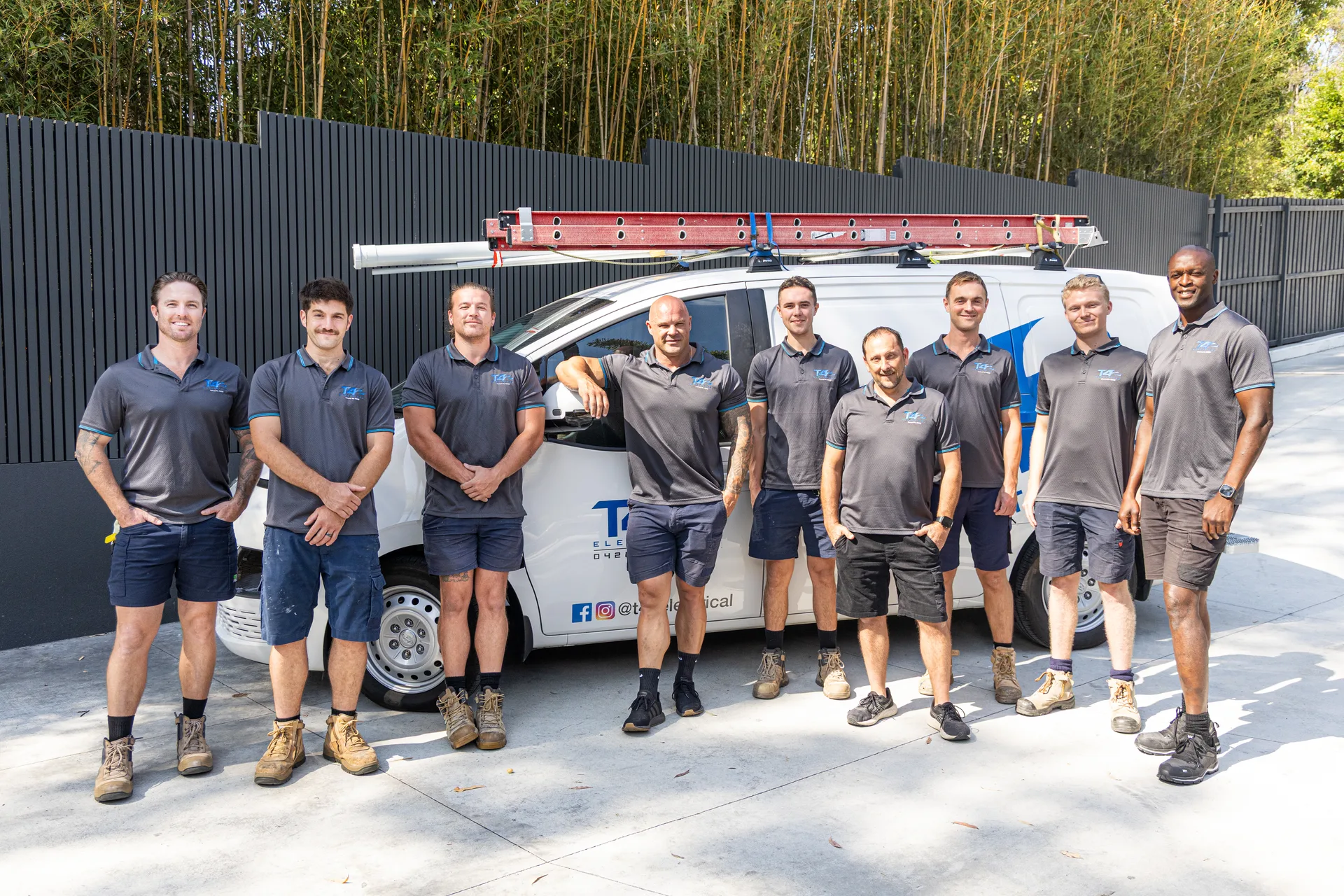 The Air Conditioning Southport team with a service van